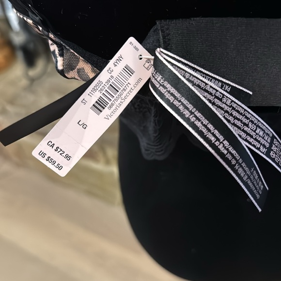 NWT- Victoria's Secret Very Sexy Satin Leopard Print Bralette - Picture 3 of 4